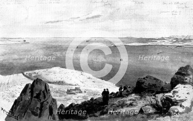 The Chinese Question: the German Occupation of Kiao-Chau - entrance to Kiao-Chau Bay..., 1898. Creator: Unknown.