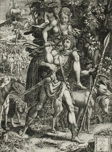 Allegory of the Hunt, 1563. Creators: Gaspare Osello, Giorgio Ghisi.