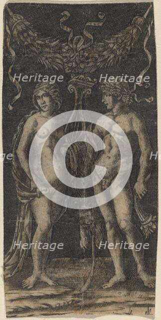 Hercules and Deianira, c. 1490/1510. Creators: Francesco Francia, Peregrino da Cesena.