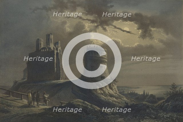 The Ostroh Castle (Ostrogski Castle) in Volhynia, 1847-1852.