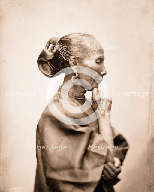 Canton, Kwangtung province, China: an old woman, 1869. Creator: John Thomson.