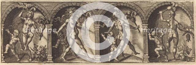 Les divers pourtraicts et figures IV, c. 1600. Creator: Master AD.