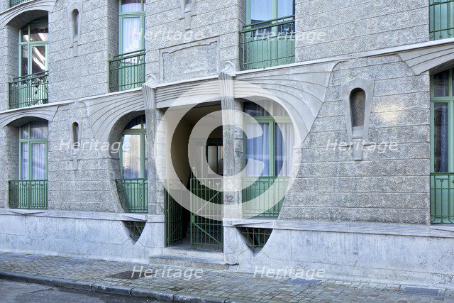 32-40 Rue Marconi, Brussels, Belgium, (1901), c2014-c2017. Artist: Alan John Ainsworth.