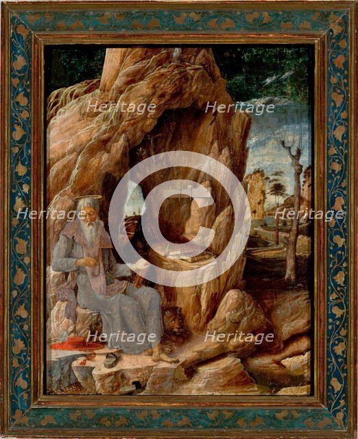 The Penitent Saint Jerome in the desert, 1448-1451. Creator: Mantegna, Andrea (1431-1506).