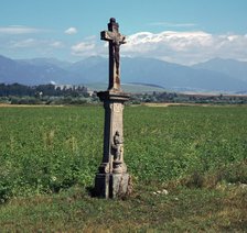 Cross at Paludza in the Czech Republic. Artist: Unknown