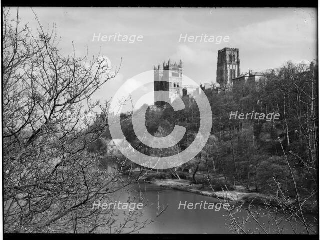 Durham Cathedral, Palace Green, Durham, County Durham, 1948. Creator: Margaret F Harker.