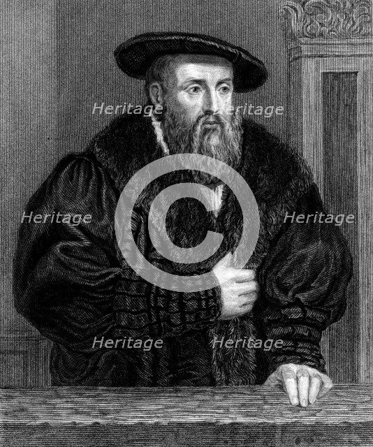 Johannes Kepler, German astronomer, early 17th century, (c1835). Artist: Unknown