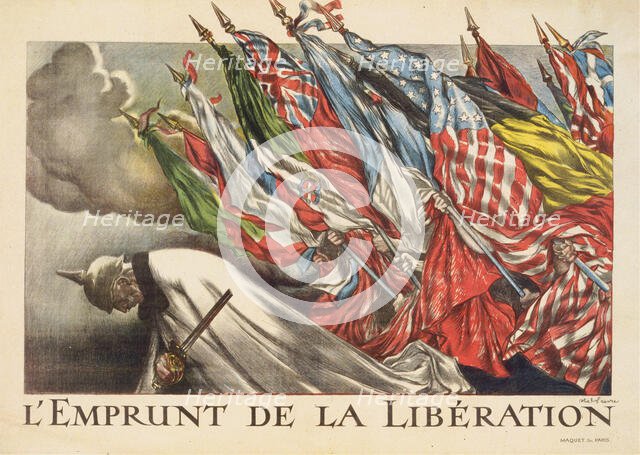 L'Emprunt de la Libération , 1918. Creator: Faivre, Abel (1853-1945).