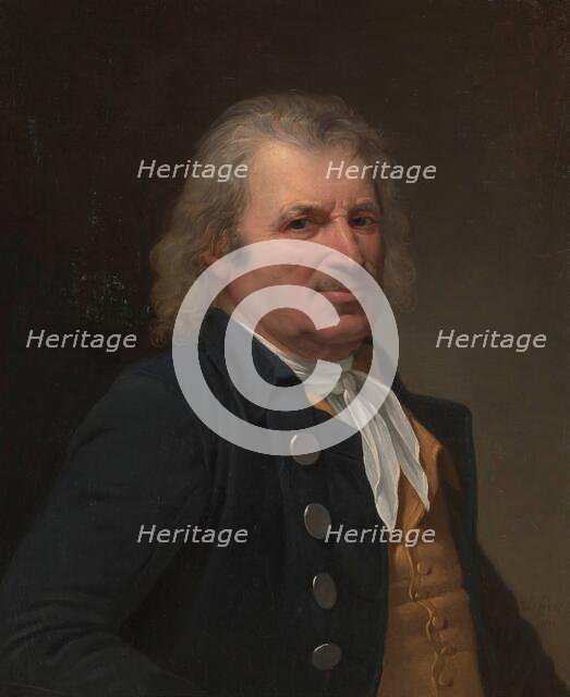 Portrait of an Elderly Man, about 1780. Creator: Robert Lefevre.