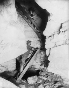 Corkscrew - Mammoth Cave, Edmondson County, Kentucky, c1893. Creator: Frances Benjamin Johnston.
