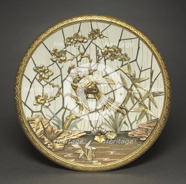 Plaque, c. 1880. Creator: Veuve Ferdinand Duvinage (French); Alphonse Giroux (French).