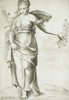 Flora, c1561. Creator: Enea Vico.