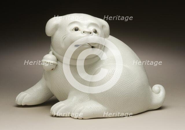 Puppy with Bell Collar, Second half of 19th century. Creator: Unknown.