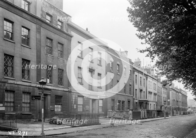 Queen Street, Bristol, Avon, during World War II, 1941. Artist: Victor Turf