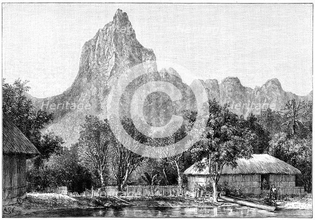 View of Tahiti, 1898. Artist: Unknown