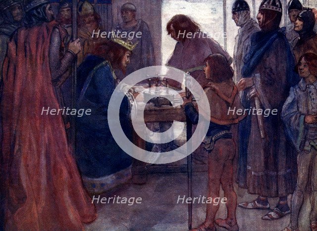 'The Great Charter was sealed with the King's seal', 1215, (1905).Artist: A S Forrest