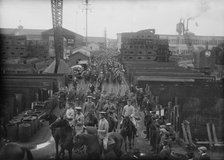 Arrival launch party, between c1915 and c1920. Creator: Bain News Service.