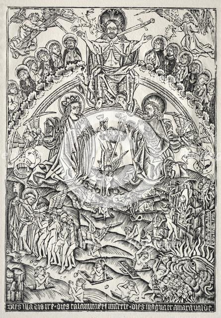 Das Jüngste Gericht, c. 1490. Creator: Unknown.