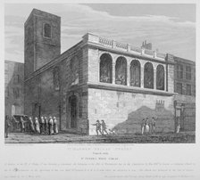 Church of St Matthew, Friday Street, City of London, 1814. Artist: Joseph Skelton