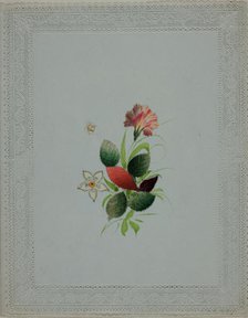 Untitled Valentine (Pink and White Flowers), n.d. Creator: Unknown.