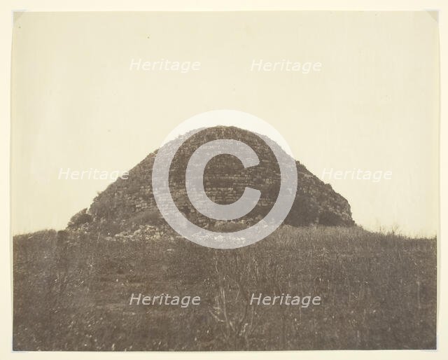 Tombeau de la chrétienne. Vue du côté nord. (Tomb of the Christian Woman...), 1855. Creator: John Beasley Greene.
