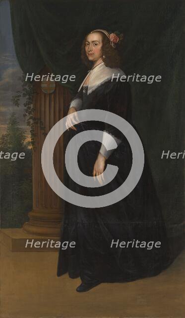 Maria Hartmansdr de Custer(e). wife of Willem Kettingh, c.1755.  Creator: Mattheus Verheyden.