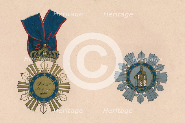 'The Order of St. Ferdinand and of Merit', c19th century. Artist: Unknown.