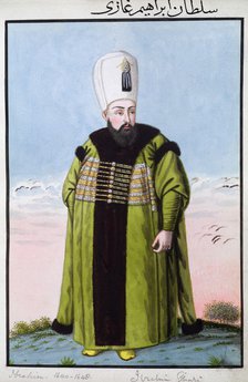 Ibrahim I, Ottoman Emperor, (1808). Artist: John Young