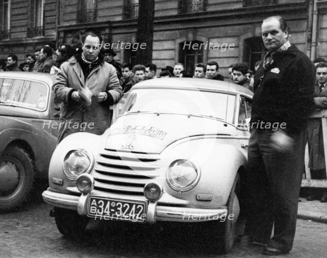 1954 DKW, Monte Carlo Rally driven by Hirschauer. Creator: Unknown.