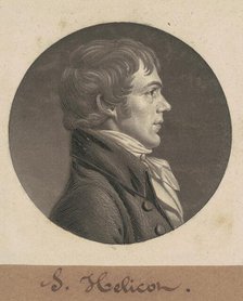 J. Ellicott, 1804. Creator: Charles Balthazar Julien Févret de Saint-Mémin.