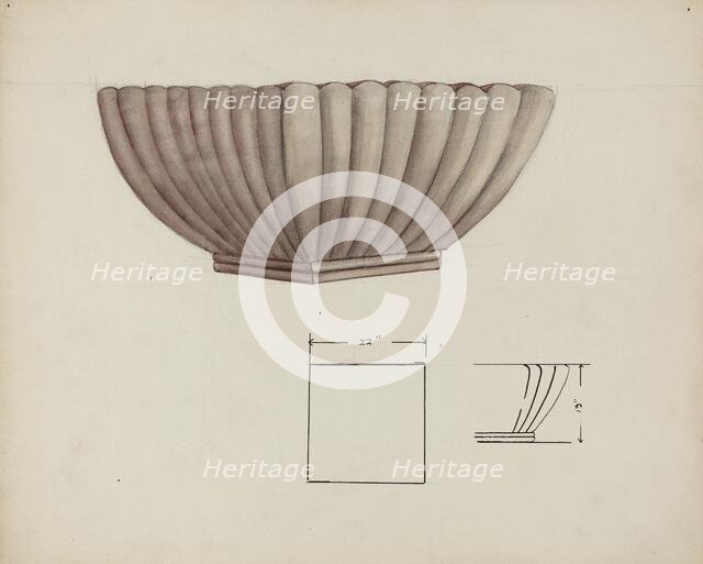 Urn Design, c. 1940. Creator: Charles Goodwin.