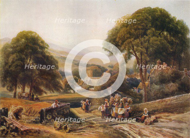 The Harvesters' Return, c1804-1849, (1936). Creator: Peter de Wint.