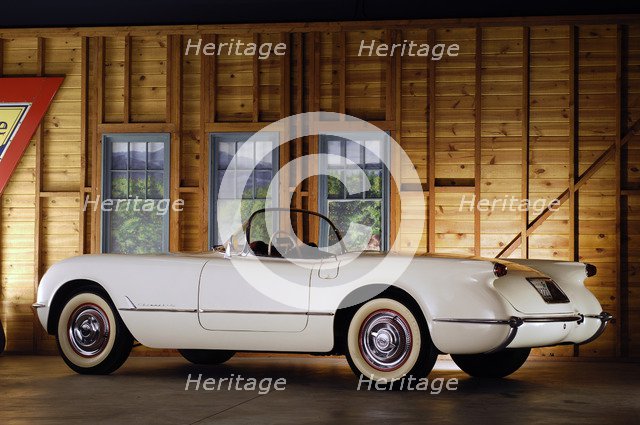 Chevrolet Corvette 1954 . Artist: Simon Clay.