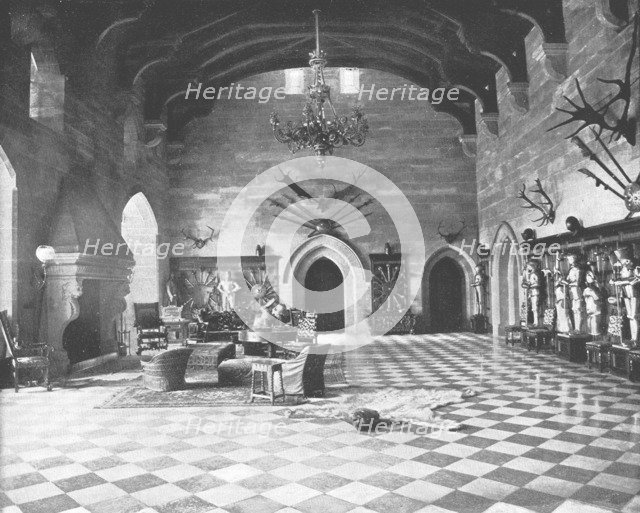 The Great Hall, Warwick Castle, Warwickshire, 1894. Creator: Unknown.