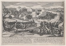 Battle of Saratoga (September 19, 1777). Creator: Johann Martin Will.