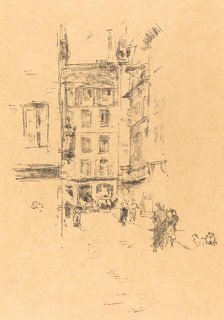 Rue Furstenburg, 1894. Creator: James Abbott McNeill Whistler.