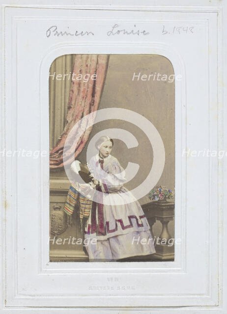 H.R.H. The Princess Louisa, 1861. Creator: John Jabez Edwin Mayall.