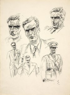 Anthony Eden,  1st Earl of Avon, between 1939 and 1946. Creators: Central Office of Information, Richard Ziegler.