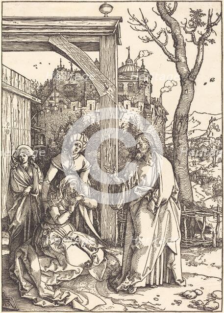 Christ Taking Leave from His Mother, c. 1504/1505. Creator: Albrecht Durer.
