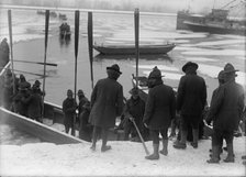 American University Training Camp - Engineers From Training Camp On Potomac, 1917. Creator: Harris & Ewing.