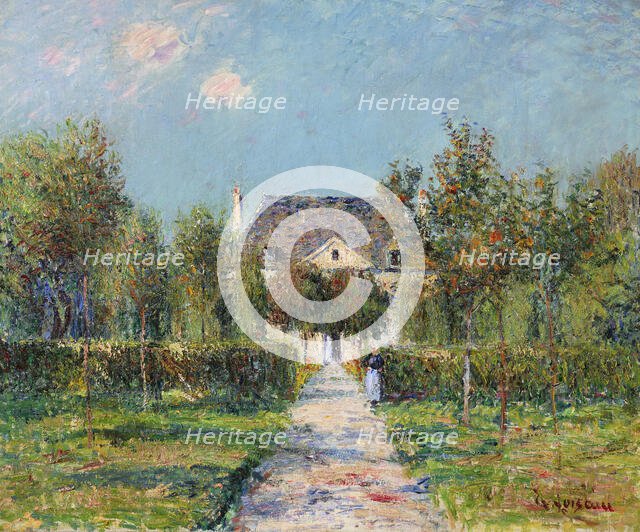 Le verger de Mademoiselle Ernestine, Saint-Jouin, 1908. Creator: Loiseau, Gustave (1865-1935).