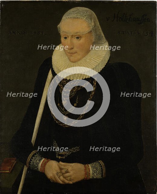 Portrait of Margaretha Völker, née Holzhausen, 1588. Creator: Unknown.