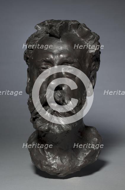 Portrait of William E. Henley, 1882. Creator: Auguste Rodin (French, 1840-1917).