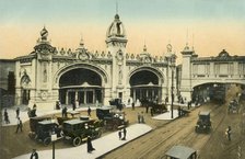 Coronation Exhibition, Wood Lane entrance, London, 1911. Creator: Unknown.