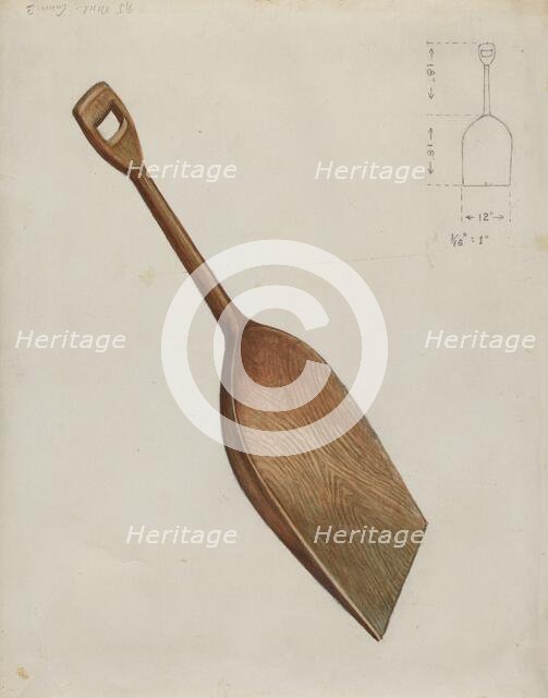 Grain Scoop, c. 1936. Creator: Hugh Clarke.