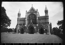 Cathedral and Abbey Church of St Alban, Hertfordshire, c1955-c1980. Creator: Ursula Clark.