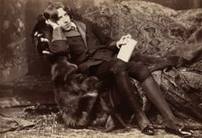 Oscar WiIde, Irish writer, wit and playwright, 1882. Artist: Napoleon Sarony