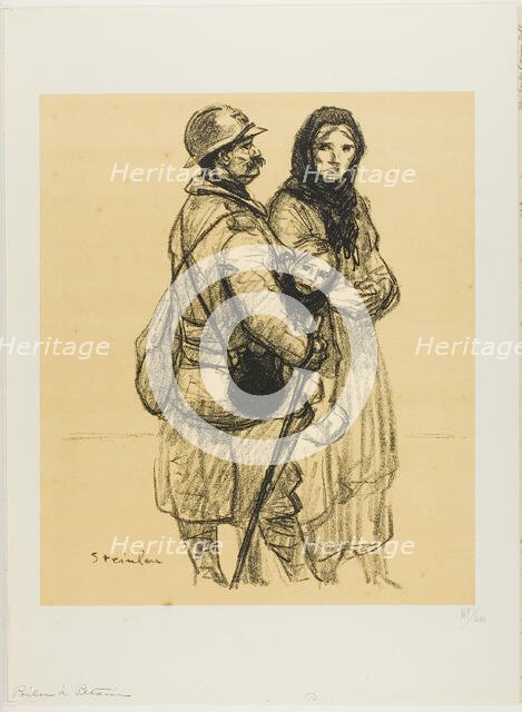 A Soldier for Pétain, 1915/17. Creator: Theophile Alexandre Steinlen.