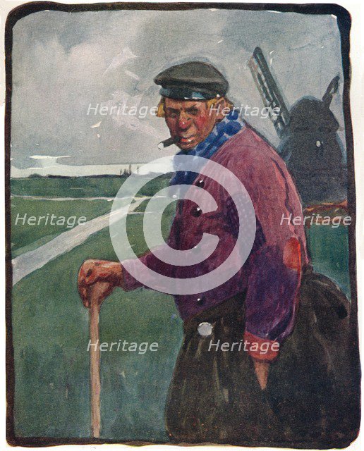 'A Volendamer', c19th century (1914-1915). Artist: Tom Browne.
