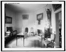The Sitting room at Mt. Vernon, c.between 1910 and 1920. Creator: Unknown.